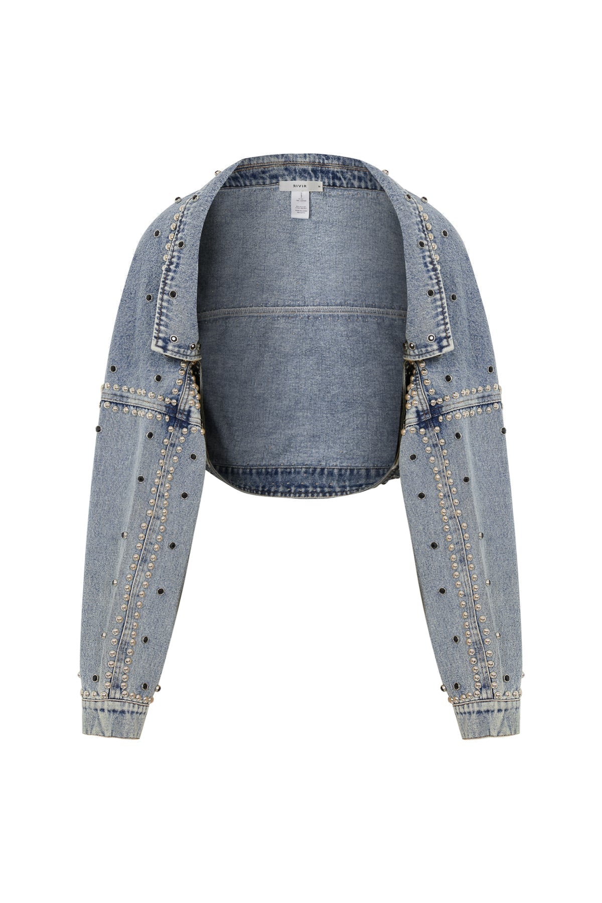 Jade Denim Studded Bolero Jacket